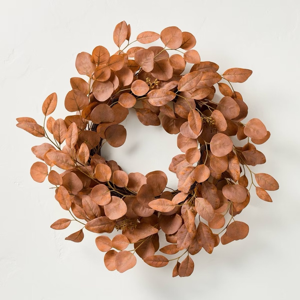26" Rusted Eucalyptus Wreath - Hearth & Handโข with Magnolia